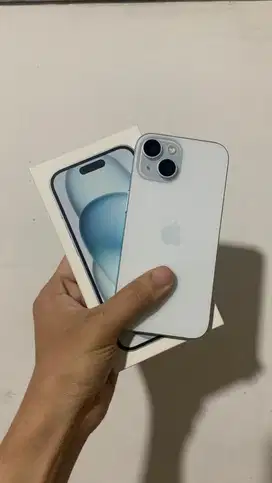 Iphone 15 128 Gb ibox blue resmi garansi on