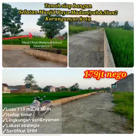 Tanah Jungke Selatan Alun2 Karanganyar