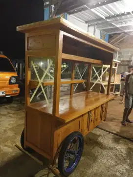 Gerobak Angkringan jg Melayani Pesanan Grobak Bakso Mie Bubur Sate dlL