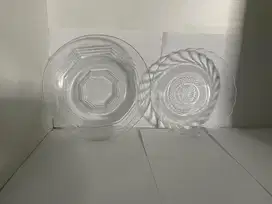 Piring makan kaca Baru