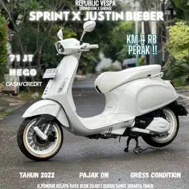 JUAL CEPAT VESPA SPRINT X JUSTIN BIEBER LIMITED EDITION