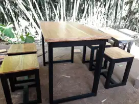 Meja kursi cafe ,kedai