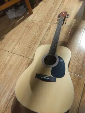Gitar akustik tanam besi chord