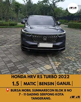 2022 Honda HR-V RS Sensing 1.5 Turbo AT