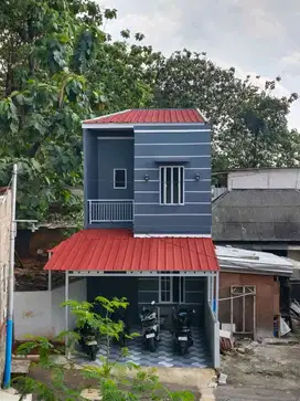 Rumah baru 2 lantai di Cijantung Jakarta timur