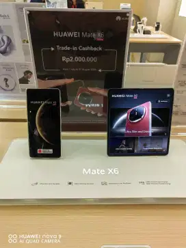 Huawei Mate X6 12/512GB Tukar Tambah Cashback hingga 2. Juta