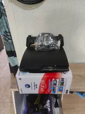 PS3 PS 3 PLAYSTATION 3 SLIM SERI 25 500GB FULLSET TT PS2 DLL CIKARANG