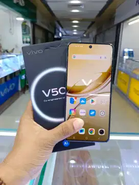 Vivo V50 5G 12/512 Black Second Mulus 98%&Normal Poll Resmi Vivo