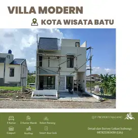 Villa Modern Batu Malang Lengkap Dengan Kolam Renang + Smart Door Lock
