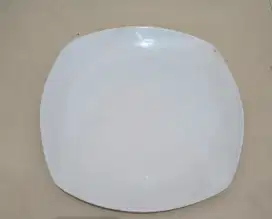 Piring putih beling tebal