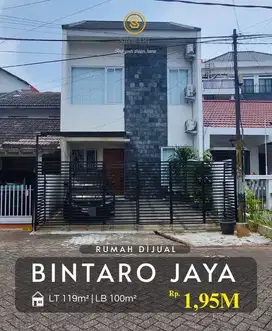 Dijual rumah bagus 2 lantai area sektor 4 Bintaro Jaya Dekat Stasiun