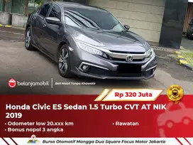 [ LOW KM 20RB ] Honda Civic ES Sedan 1.5 TC Turbo CVT AT Abu 2019/2020