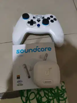 Jual TWS soundcore liberty 4 NC bonus gamepad rexus