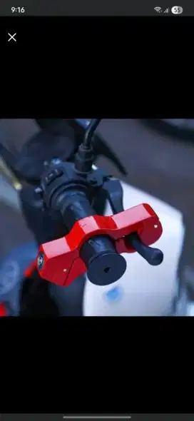 Gembok Stang Rem Sepeda Motor Sepeda Listrik Anti Maling - warna Biru