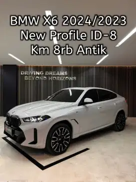 BMW X6 AT 2024 Putih New Profile ID-8 B118AMR Km8rb Nik 2023