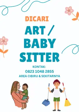 Dibutuhkan ART/ Baby Sitter