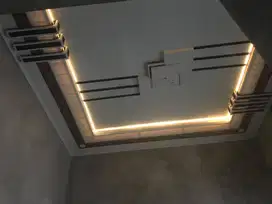 Plafon Partisi Jasa Tukang Pasang Wall Moulding Sekat PVC GRC Gypsum