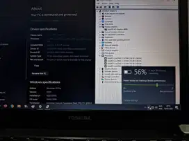 Core i3 2.4GHz 4GB Win ORI Laptop Mewah Portege Toshiba Slim Ringan