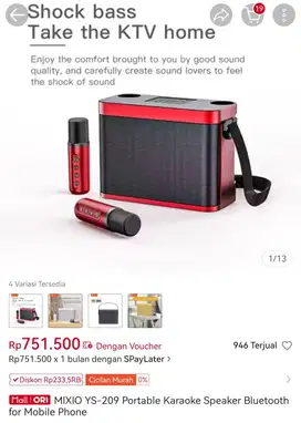 JUAL SPEAKER MERK MIXIO