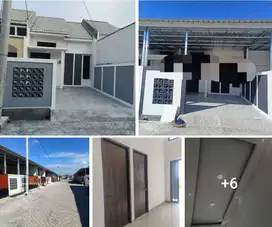Rumah baru siap huni Sukodono jalan 7 meter paving SHM split