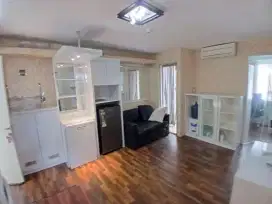 Sewa apartemen Bassura city tipe 3 bedroom modif jadi 2bedrom