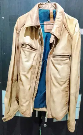 Dijual Jaket Kulit Original Massimo Dutti