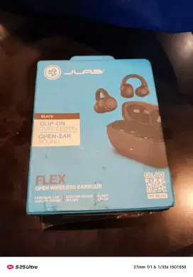 Earphone Jlab Termurah / FLEX Open Clip Wireless Earbud Black Fullset