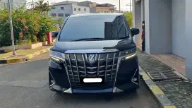 Toyota alphard g atpm tss 2022 pakai 2023 hitam sunroof pilotseat
