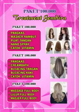 Dibutuhkan asisten salon