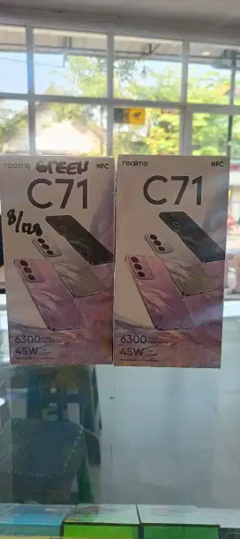 1JTA'AN REALME C71 RAM 8GB ROM 128GB NFC (BARU SEGEL)