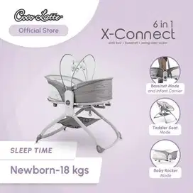Baby Bassinet and Swing Cocolatte 6in1 X-Connect