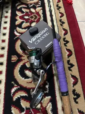 Di Jual 1 Set Joran Shimano Scorpion Costume Dan Reel Shimano Vanquish