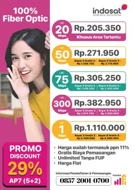 Buruan Berlangganan Indosat HiFi