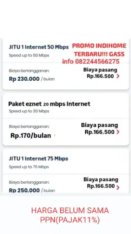 Wifi indihome promo