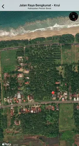Tanah Murah Krui View pantai