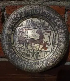 Pajangan Dinding Relief Mesir Kuno Bahan Kuningan Made In Egypt