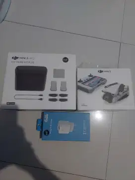 DJI Mini 3 RC Fly More Kit Plus — MULUS, Jarang Pakai, Lengkap!