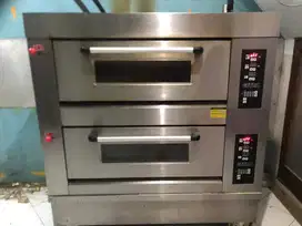 Oven gas pizza 2 deck