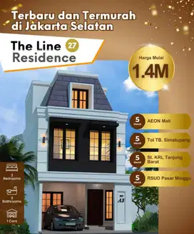 JUAL RUMAH MURAH THE LINE 27 PASAR MINGGU JAKARTA SELATAN