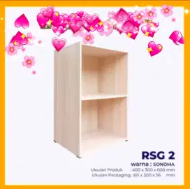 Rak serbaguna rak susun rak buku rak aestetic rak minimalis