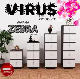 Lemari susun lemari serba guna lemari pakaian plastik minimalis