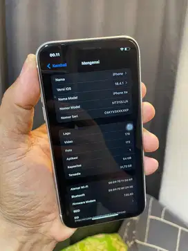 iPhone Xr 64GB original lengkap mulus No minus
