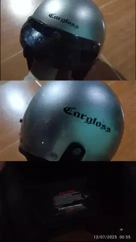 helm Cargloss Sz L pemakaian 1 minggu