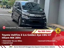 [ LOW KM ] Toyota Vellfire Z 2.4 Golden Eye CBU AT Hitam 2014/2015