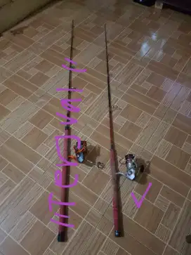 Pancingan/Joran dan reel komplit (joran panjang)