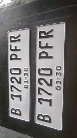 Plat nmor motor & mobil pond terbaru