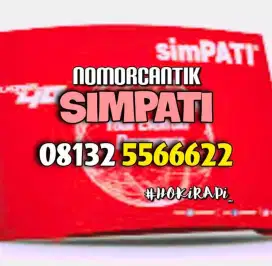 (bisa COD) Nomor CANTIK Kartu TELKOMSEL SIMPATI Hoki RAPI 5566622