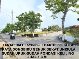Tanah HM Raya Dongbiru Genuk dekat RS Sultan Agung/UNISULA