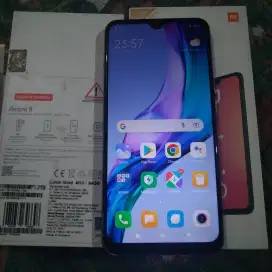 Xiaomi Redmi 9 Ram 4/64gb Mulus Fullset Ory