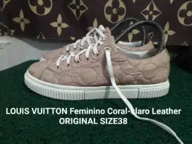 Lv Feminino Coral-claro ORIGINAL SIZE38/39 Kndisi ok90% asli bkn kw